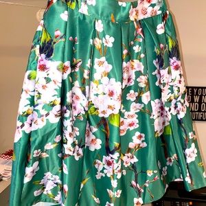 Satin Cherry Blossom 🌸 Skirt
